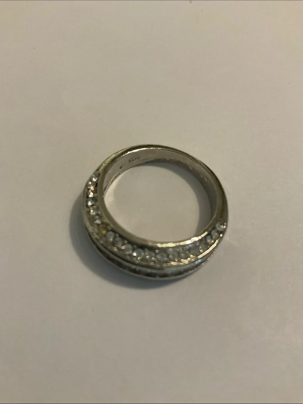 Sterling silver Cz ring